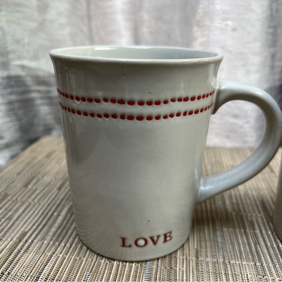 Hearth & Hand with Magnolia LOVE mugs - Picture 2 of 8